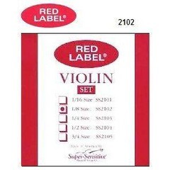 CUERDAS JUEGO PARA VIOLIN 1/8 RED LABEL SUPER SENSITIVE