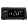 Radio Despertador Digital RadioShack LED 2 puertos USB