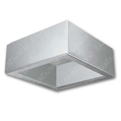 Campana para Condensados - 0.90 X 0.90 X 0.36 Acero Inoxidable Tipo 304