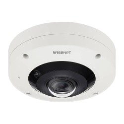 CÁMARA DE SEGURIDAD HANWHA TECHWIN WISENET IP DOMO FISHEYE IR PARA EXTERIORES, ALÁMBRICO, 3008 X 3008 PIXELES, DÍA/NOCHE, WDR 12