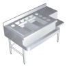 Estación para Cantinero - 1.20 X 0.65 X 0.75   Acero Inoxidable Tipo 304