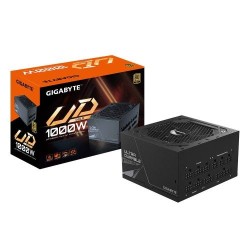 FUENTE DE PODER GIGABYTE UD1000GM 80 PLUS GOLD, MODULAR, 24-PIN ATX, 120MM, 1000W, GP-UD1000GM