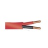 BOBINA DE CABLE LINKEDPRO PARA ALARMA CONTRA INCENDIOS, BOBINA DE 305 METROS, 2 X 18 AWG, ROJO, TIPO FPLR, (UL) FT4, IDEAL PARA 