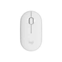 MOUSE LOGITECH ÓPTICO PEBBLE 2 M350S, INALÁMBRICO, BLUETOOTH, 4000DPI, BLANCO, 910-007047