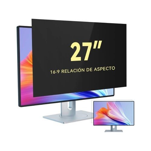 PANTALLA DE PRIVACIDAD PARA ORDENADOR DE 27 PULGADAS RELACIÓN DE ASPECTO 16:9, PROTECTOR DE MONITOR FILTRO ANTIRREFLEJO DE LUZ A