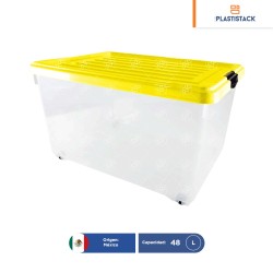 Caja Mónaco grande c/ruedas y tapa | 54 x 39 x 31 cm