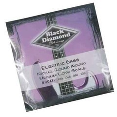 JUEGO DE CUERDAS PARA BAJO ELECTRICO .045/.105 NIQUEL BLACK DIAMOND