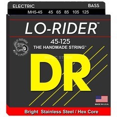 JUEGO DE CUERDAS PARA BAJO ELECTRICO 5CDAS MED 45/125 LO-RIDER DR