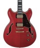 Ibanez Guitarra Eléctrica Rojo Transparente AS93FM-TCD, Artcore Expressionist