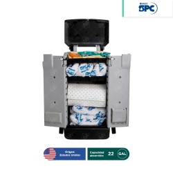 Kit antiderrames móvil Kaddie para aceite y derivados del petróleo SPC absorción 22 Gal
