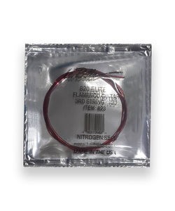 La Bella Cuerda "Flamenco" 823(12) para Guitarra Clásica, 3A, Nylon Rojo