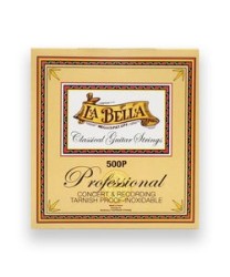 La Bella Encordadura "Professional" 500P para Guitarra Clásica, Medium-Hard