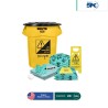 Kit antiderrames para líquidos agresivos o hazmat SPC 20 Gal | absorción 14 Gal