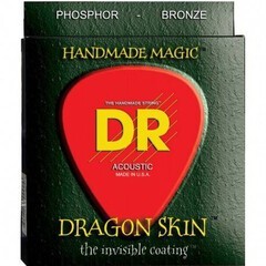 JUEGO DE CUERDAS PARA GUITARRA ACUSTICA 12 CDAS 10/48 DRAGON SKIN DR
