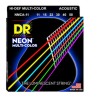 JUEGO DE CUERDAS PARA GUITARRA ACUSTICA CSTM LIGT 11/50 HI-DEF NEON DR