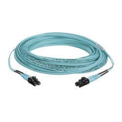 CABLE DE FIBRA ÓPTICA MULTIMODO 50/125 OM4 LC-LC DÚPLEX DE 20 METROS, COLOR AQUA, OFNR RISER, ENVÍO LOCAL EN TIJUANA, FZ2ERLNLNS