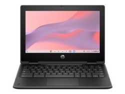 Laptop HP Fortis x360 G5: Procesador Intel N100 (hasta 3.4 GHz), Memoria de 4GB DDR4, eMMC de 32GB, Pantalla de 11" LED, Video U