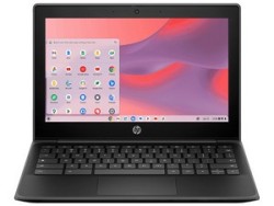 Laptop HP Fortis 11G10: Procesador Intel N100 (hasta 3,40 GHz) , Memoria de 4GB SSD de 32GB, Video UHD Graphics, S.O. Chrome OS.