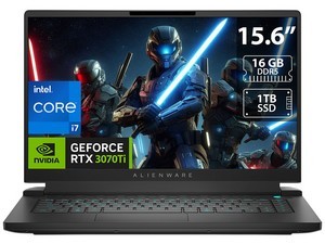Laptop Gamer Alienware M15 R17: Procesador Intel Core i7 12700H (hasta 4.7 GHz), Memoria de 16GB DDR5, SSD de 1TB, Pantalla de 1