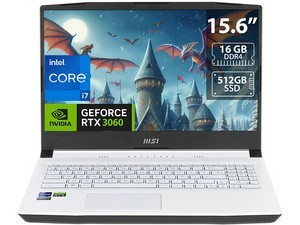 Laptop Gamer MSI Sword 15: Procesador Intel Core i7 12700H (hasta 4.7 GHz), Memoria de 16GB DDR4, SSD de 512GB, Pantalla de 15.6