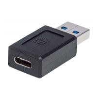 ADAPTADOR MANHATTAN USB-C A USB TIPO A 3.1 HEMBRA-MACHO