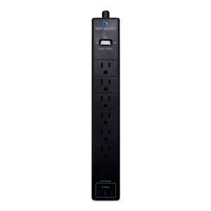 Supresor de Picos Multicontacto SP 106U Barracuda 6 contactos / 3 USB