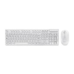 Teclado y Mouse Inalámbrico Retrokey Select Power Blanco