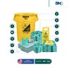 Kit antiderrames para líquidos agresivos o hazmat SPC 50 Gal | absorción 38 Gal
