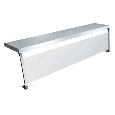 Repisa Protectora contra Estornudos - 1.00 x 0.30 x 0.40 Acero Inoxidable Tipo 304