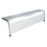 Repisa Protectora contra Estornudos - 1.00 x 0.30 x 0.40 Acero Inoxidable Tipo 304