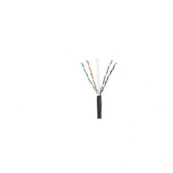 BOBINA DE CABLE PANDUIT UTP DE 4 PARES, PANNET, PARA EXTERIOR CON GEL, CAT6 (23 AWG), INDUSTRIAL PARA CLIMAS EXTREMOS, COLOR NEG