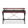 Escritorio Gamer con Repisa para Monitor RadioShack Negro con Rojo
