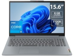 Laptop Lenovo IdeaPad Slim 3: Procesador Intel Core i5 12450H (Hasta 4.4 GHz), Memoria de 8GB LPDDR5, SSD de 512GB, Pantalla de