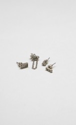 Set Aretes Brillos