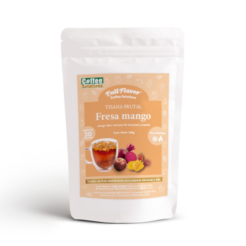 Tisana Frutal Sabor Fresa Mango 100 g – Full Flavor