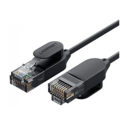 CABLE PATCH UGREEN CAT6 UTP RJ-45 MACHO – RJ-45 MACHO, 10 METROS, NEGRO, 70656
