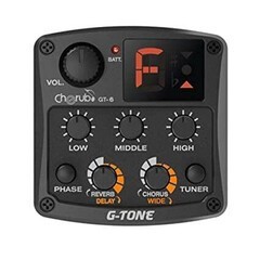 Pastilla / Preamplificador C/Afinador Y Efectos para Guitarra Cherub