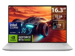 Laptop DELL XPS 9640: Procesador Intel Core Ultra 9 185H (hasta 5.1 GHz), Memoria de 32GB DDR5, SSD 1TB, Pantalla de 16.3" LED,