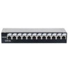 PANEL PARCHEO INTELLINET CAT 5E 12 PTOS ESCRITORIO C/BLOQUEO