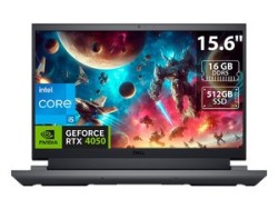 Laptop Gamer DELL G15 5530: Procesador Intel Core i5 13450HX (Hasta 4.6 GHz), Memoria de 16GB DDR5, SSD de 512GB, Pantalla de 15