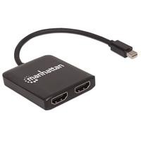 VIDEO SPLITTER MANHATTAN DISPLAYPORT 1 MINI DP IN : 2 HDM...