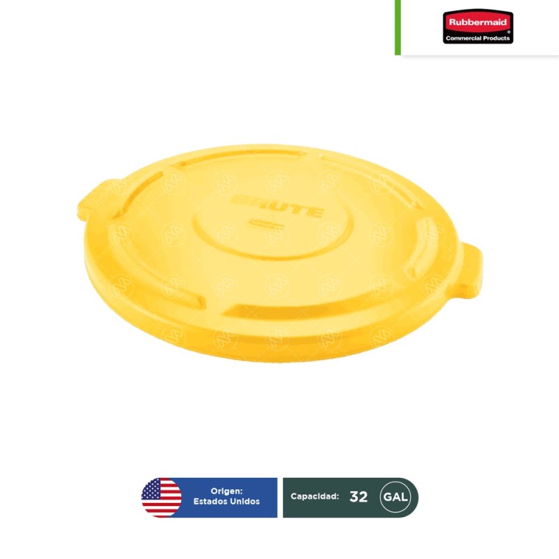 Tapa plana para contenedor Brute 32 gal Rubbermaid
