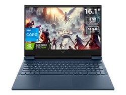 Laptop Gamer HP Victus 16-d0538la: Procesador Intel Core i5 11400H (hasta 4.5 GHz), Memoria de 8GB DDR4, SSD de 512GB, Pantalla