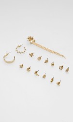 Set Aretes Dorado
