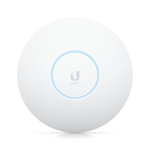 ACCESS POINT UBIQUITI NETWORKS DE BANDA TRIPLE U6-ENTERPRISE, 4800 GBIT/S, 1X RJ-45, 2.4/5/6GHZ, ANTENA DE 6DBI – NO INCLUYE ADA