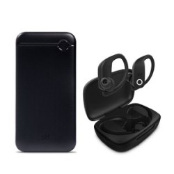 Audífonos Bluetooth Deportivos ST-P75039 Stuffactory más Power Bank 10000 mAh