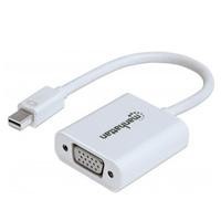CABLE ADAPTADOR MANHATTAN MINI DISPLAYPORT A VGA 1080P M-H