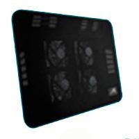 BASE ENFRIADORA ACTECK PARA LAPTOP COLOR NEGRO 15