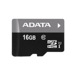 MEMORIA FLASH ADATA, 16GB MICROSDHC UHS-I CLASE 10, CON ADAPTADOR, AUSDH16GUICL10-RA1