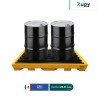 Plataforma antiderrames 2 tambos